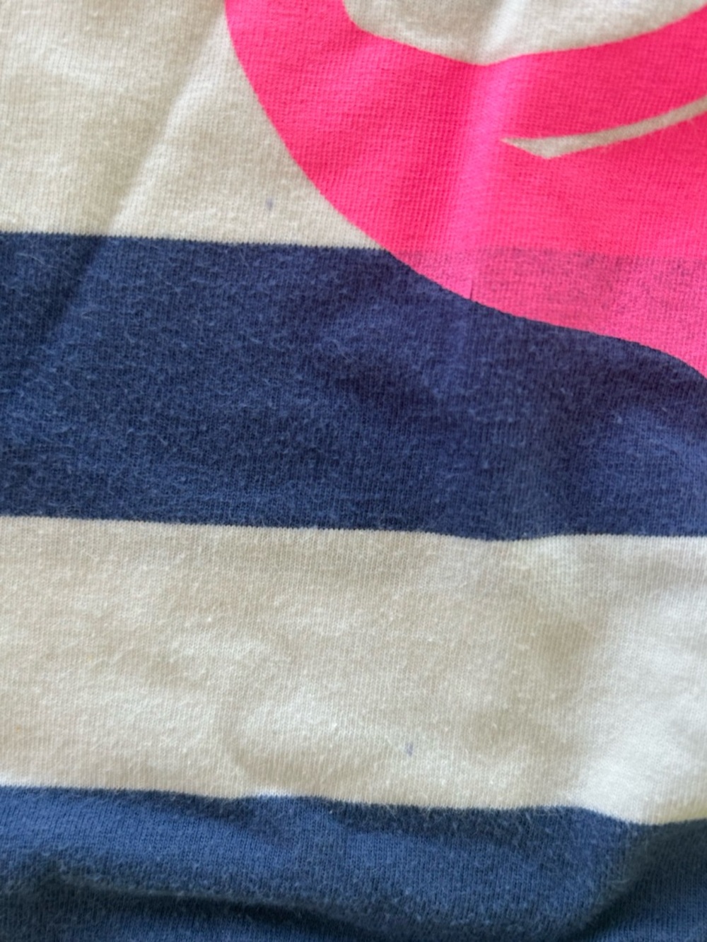Mini Boden Striped Dress with Pink Anchor and Lime Green Ruffles - Size 9-10y - Picture 10 of 10